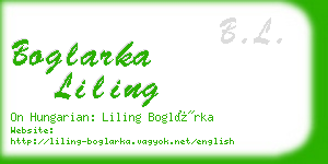 boglarka liling business card